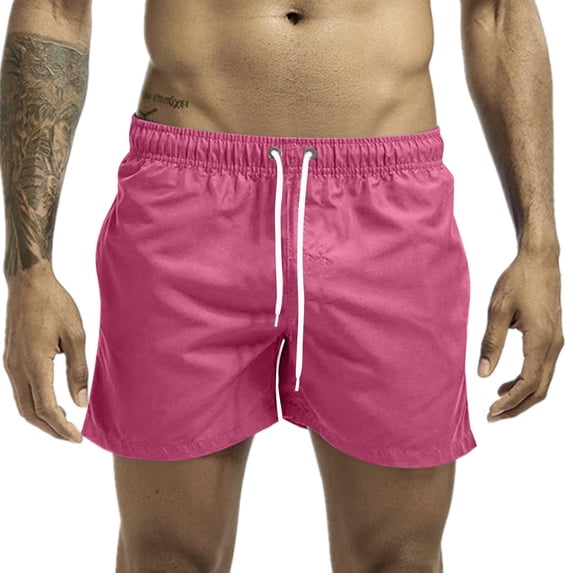 Dagugfen Summer Mens Shorts Drawstring Elastic Waist Loose Lightweight Walking Running Athletic Shorts