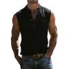 thumbnail image 1 of Dagugfen Summer Tank Tops for Men Henley Neck Sleeveless Lightweight Breathable Henley Shirts Casual Daily Wear Tops with Pocket, 1 of 9