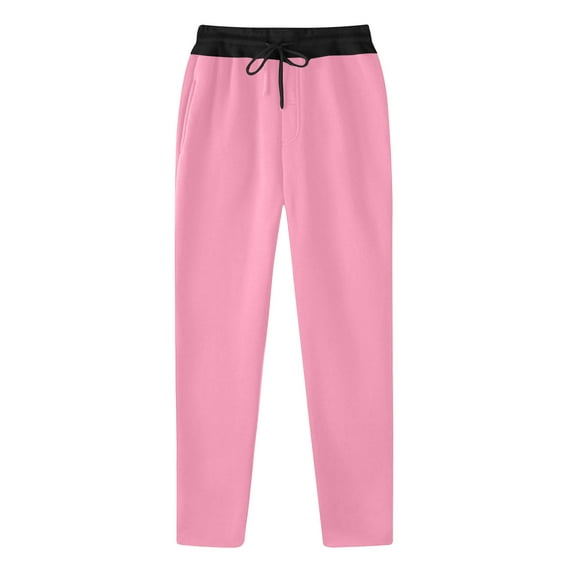 Dagugfen Sweatpants for Men Drawstring Elastic Waist Fitted Color Block Comfy Casual Workout Running Pants Fall Winter