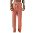 thumbnail image 1 of Dagugfen Sweatpants for Men Elastic Waist Drawstring Comfy Lightfleece Workout Athletic Pants Fall Winter, 1 of 4