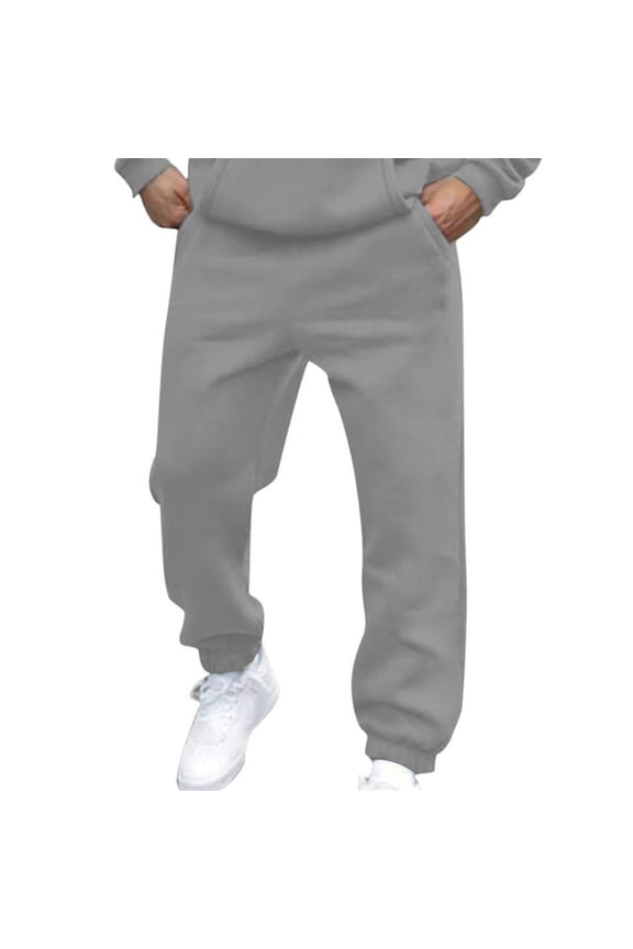 Sweatpants for Men High Waist Drawstring Baggy Comfy Casual Active Running Pants Fall Winter