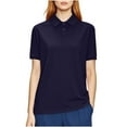 thumbnail image 1 of Dagugfen T Shirts for Women Collared Neck Short Sleeve Work Wear Quick Drying Golf Shirts S-5XL, 1 of 8