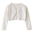 thumbnail image 1 of Dagugfen Toddler Baby Clothes Girls Cardigan Sweater Long Sleeve Button Hollow out Loose Fashion Comfy Cropped Outwear, 1 of 8