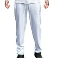 thumbnail image 1 of Dagugfen Trackpants for Men Stretch Dreawstring Loose Fleece Warm Comfy Workout Sports Hiking Pants, 1 of 4