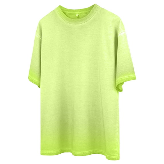 Dagugfen Tshirts for Men Short Sleeve Crew Neck Loose Fashion Lightweight Solid Color Casual Tee Shirts