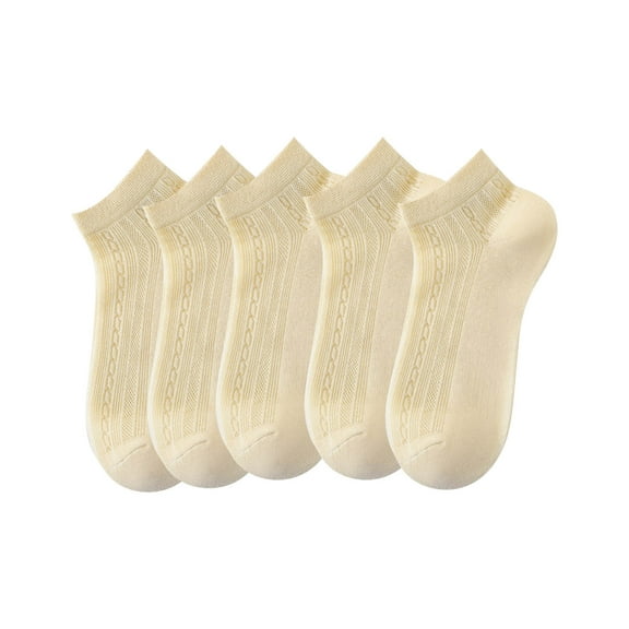 Dagugfen Womens Socks 5 Pack Ankle Sockslow Cut Breathable Comfy Casual Colorful Athletic Running Socks