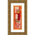 thumbnail image 1 of Dahan, Sushila 13x32 Gold Ornate Wood Framed with Double Matting Museum Art Print Titled - Chinatown II, 1 of 4