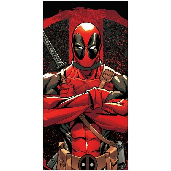 Dahdoul DeadPool Waiting Cotton Towels & Washcloths