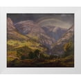 thumbnail image 1 of Dahl, Johan Christian 18x15 White Modern Wood Framed Museum Art Print Titled - View from Stalheim, 1 of 4