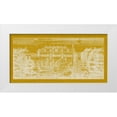 thumbnail image 1 of Dahlberg, Eric 14x9 White Modern Wood Framed Museum Art Print Titled - Architecture Pop IV, 1 of 4