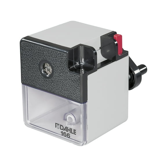 Dahle 166 Premium Pencil Sharpener w/Point Adjuster, For Graphite & Colored Pencils