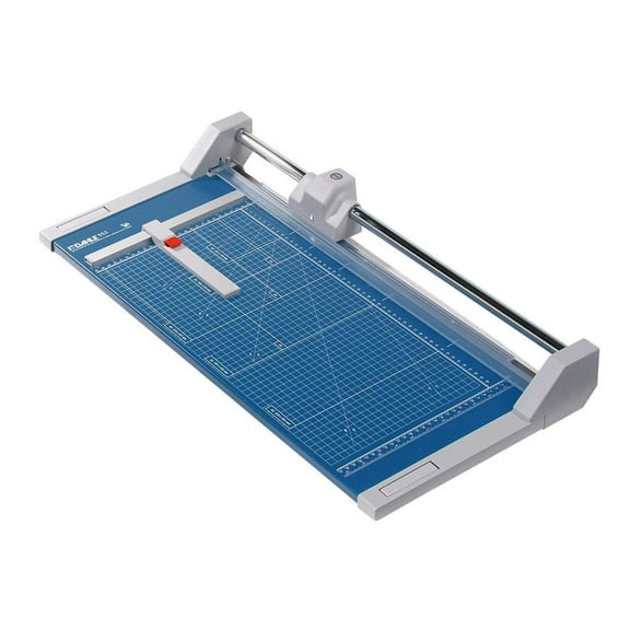 Dahle 552 Professional Rolling Trimmer 20" Cut Length 20 Sheet Capacity Self-Sharpening Automatic Clamp German Engineered Paper Cutter CA2
