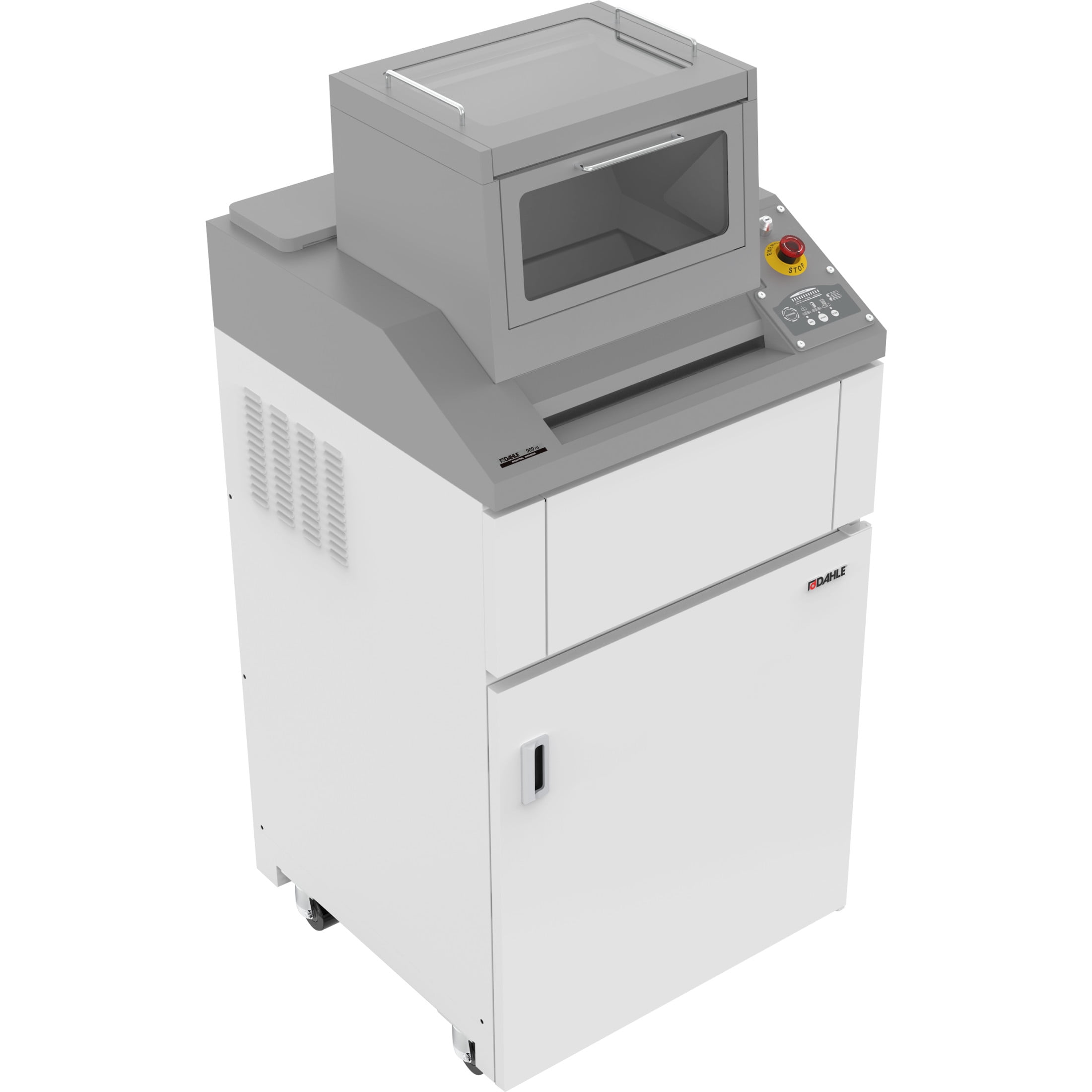Dahle PowerTEC 909 HS Industrial Paper Shredder for Destroying Large Volumes, 85 Sheet Max, Level P-3 | O-3