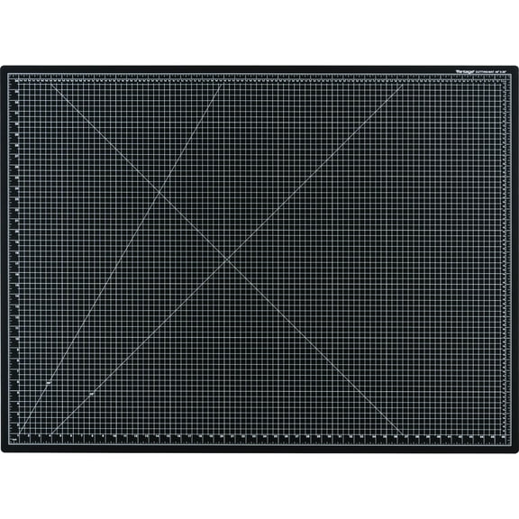 Dahle Vantage 10674 Premium Self-Healing Cutting Mat, 36"x48", 1/2" Grid, Perfect for Crafts & Sewing, Black