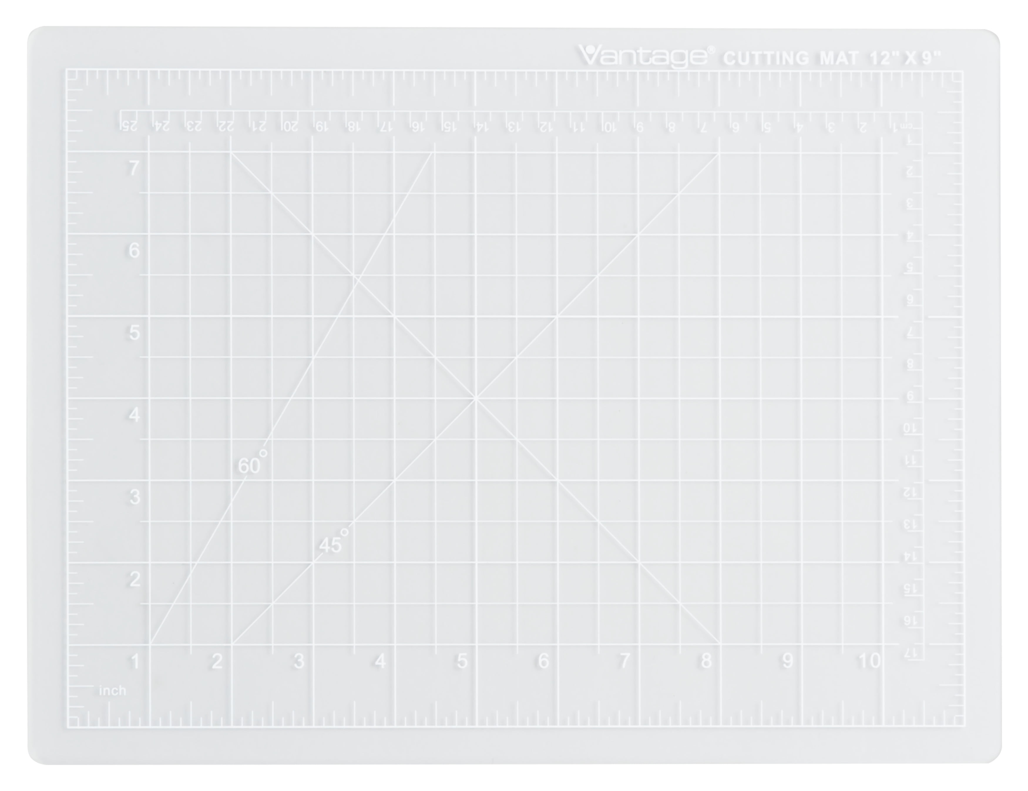 Dahle Vantage 10680 SelfHealing Cutting Mat, 9"x12", 1/2" Grid