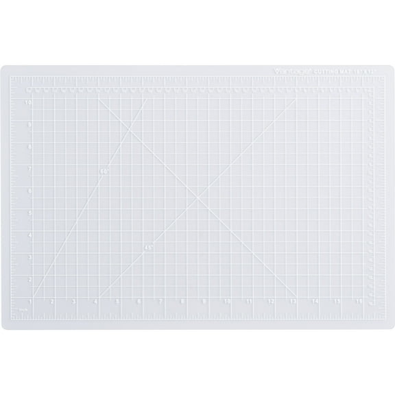 Dahle Vantage 10681 See-Through Premium Self-Healing Cutting Mat, 12"x18", 1/2" Grid, Perfect for Crafts & Sewing, Clear