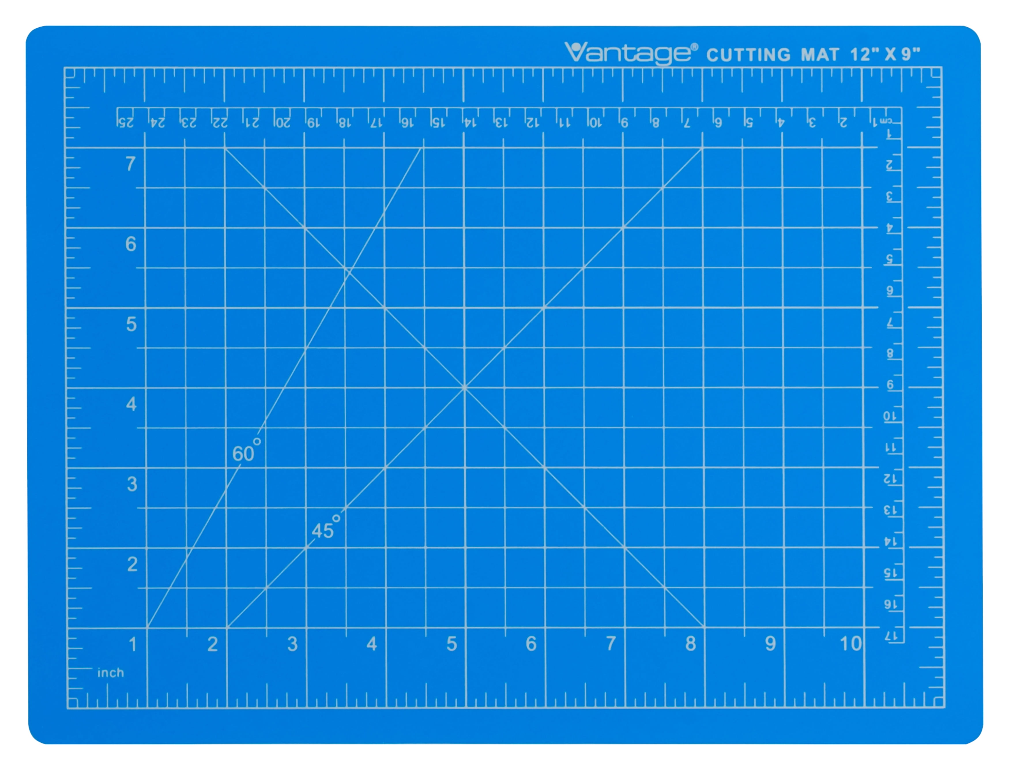 Dahle Vantage 10690 SelfHealing Cutting Mat, 9"x12", 1/2" Grid
