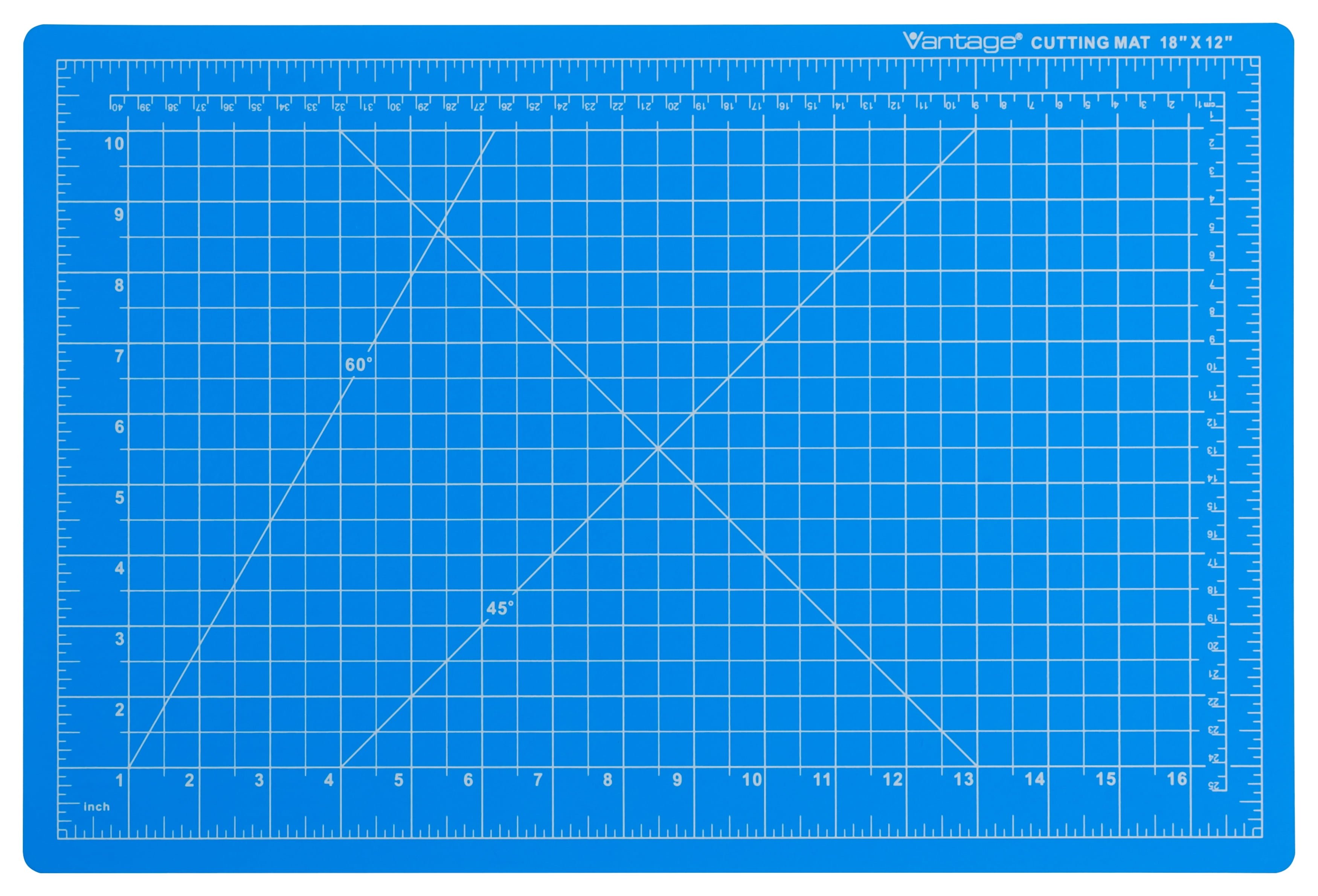 Dahle Vantage 10691 SelfHealing Cutting Mat, 12"x18", 1/2" Grid