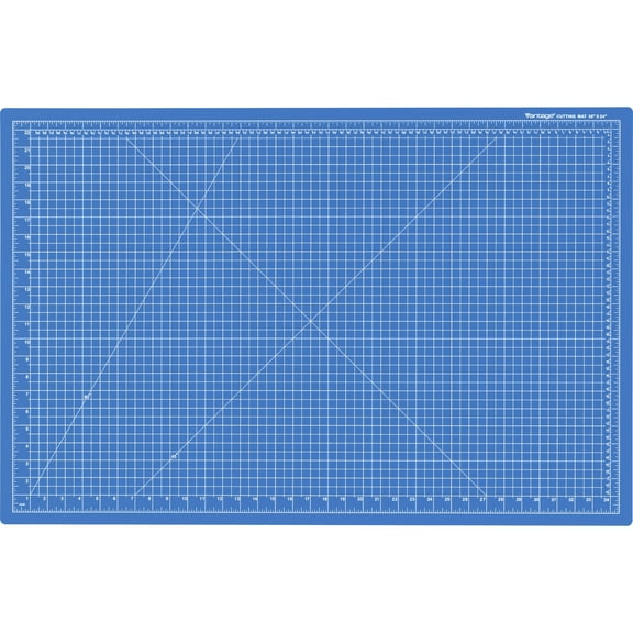 Dahle Vantage 10693 Premium Self-Healing Cutting Mat, 24"x36", 1/2" Grid, Perfect for Crafts & Sewing, Blue