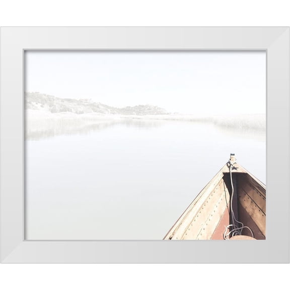 Dahlgren, Ann 14x12 White Modern Wood Framed Museum Art Print Titled - On the Inlet