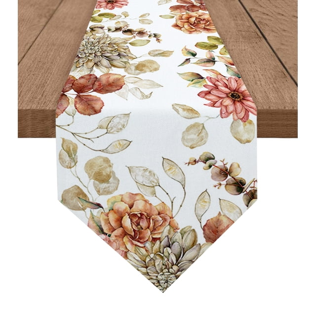 Dahlia Blue Grey Relax Fashion Creative Table Runner for Dining Table