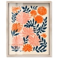 thumbnail image 1 of Dahlia Dusk I Shadowbox Print Flower Art Decor by Art Remedy, Blonde Frame, 36 x 45, 1 of 6
