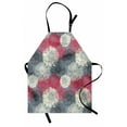 thumbnail image 1 of Dahlia Flower Apron Hand Drawn Repeating Big and Small Flowers Motif with Color Element Effects, Unisex Kitchen Bib Apron with Adjustable Neck for Cooking Baking Gardening, Multicolor, by Ambesonne, 1 of 3