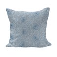 thumbnail image 1 of Dahlia Flower Fluffy Throw Pillow Cushion Cover, Retro Style Monochrome Pastel Water Cane Petals Pattern with Disc Florets Print, Decorative Square Accent Pillow Case, 36" x 36", Blue, by Ambesonne, 1 of 5