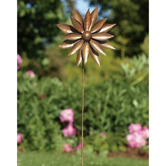 Dahlia Flower Wind Spinner 12"