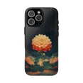 thumbnail image 1 of Dahlia Imperialis Ukiyo Flower Botanical Art Phone Case with iPhone 11 to 17 Pro Max, 1 of 2