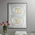thumbnail image 1 of Dahlia Studios Shiny Silver Gold Dot 31 1/2" High Framed Wall Art, 1 of 7