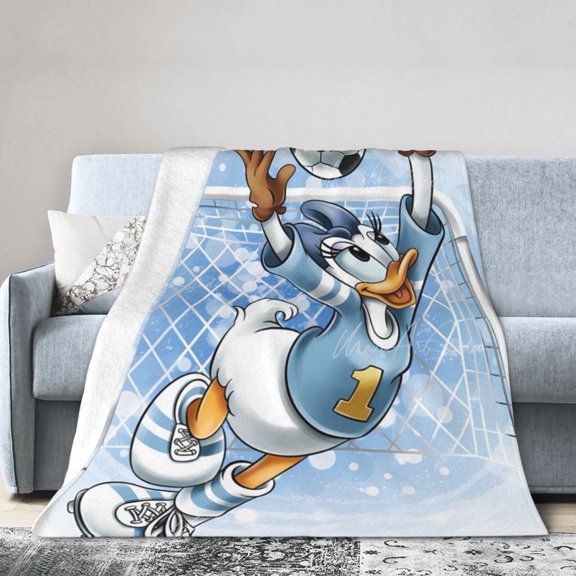 Dai-Sy Du-Ck Blanket, Soft Flannel Throw Blanket Super Soft Lightweight Cozy Blankets Travel Throw Blanket Bedding And Sofa For All Season For Adults Kids Teens 60"X50"