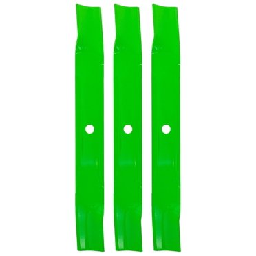 8TEN LawnRAZOR Blade For Toro TimeCutter HD ZX5400 Titan MX5400 54" Deck 115-9650-03 115-4999 (Notched High Lift) 3 Pack