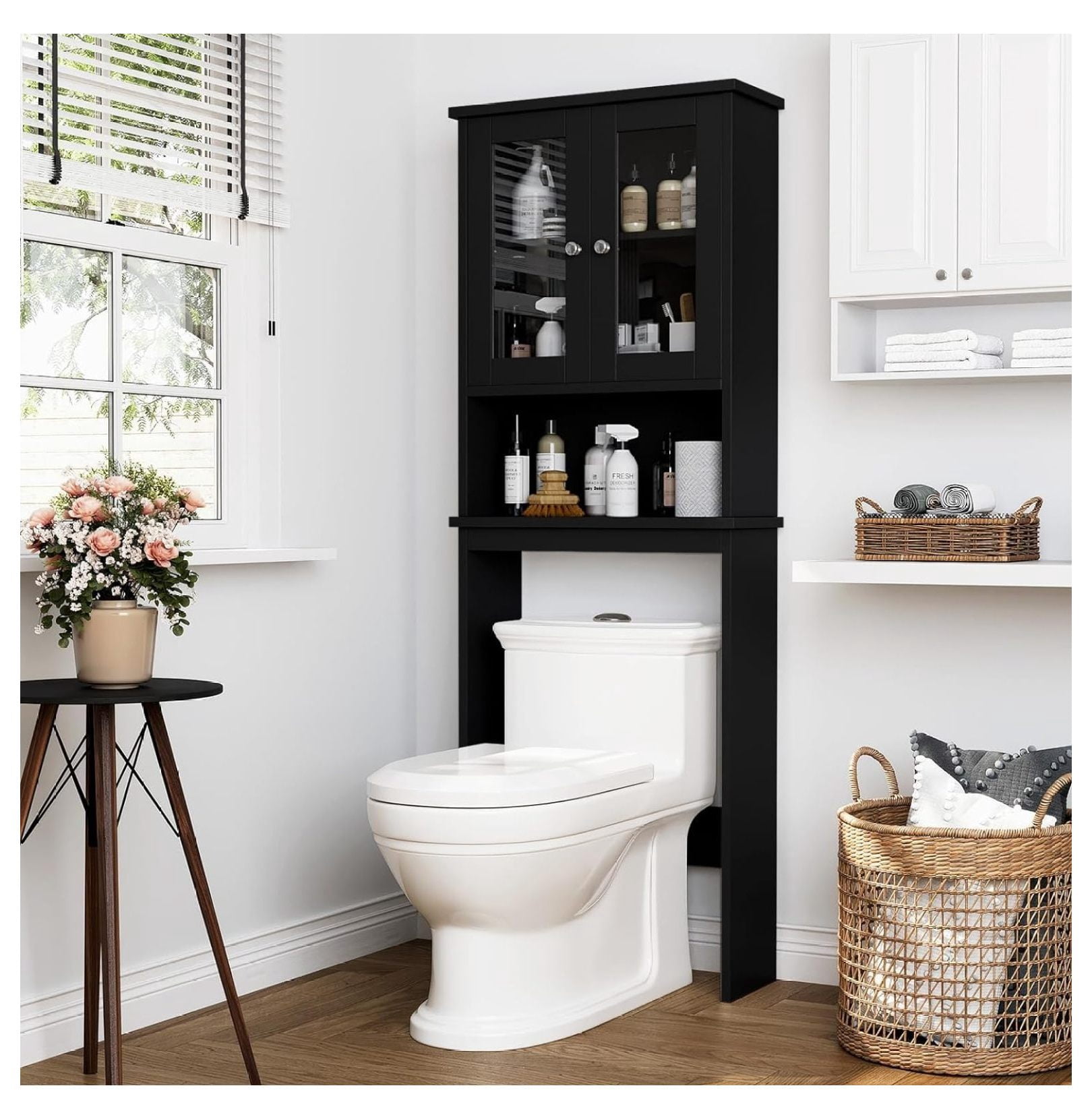 DaiZuY Over The Toilet Storage Cabinet for Bathroom, Storage Organizer ...