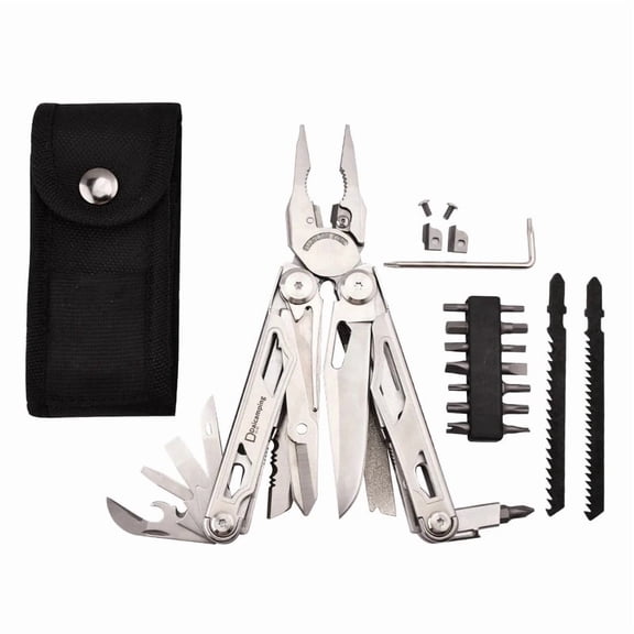 Daicamping DL30 Multi-Tool Pliers, Foldable Hand Tool with Scissors & Wire Cutter for DIY, Camping & Outdoor Use