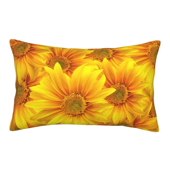 Daiia 3D Sunflowers Bedding Waterproof Pillow Protector Zippered Queen – Bed Bug Proof Pillow Encasement-20"x30"