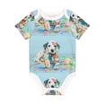 thumbnail image 1 of Daiia A Funny Little Dalmatian Puppy Printed Unisex-Baby Short Sleeve Onesies Bodysuits Baby Climbing Clothes Soft and Comfortable Romper with Expandable Shoulder Design-9M, 1 of 8