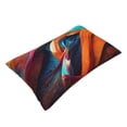 thumbnail image 1 of Daiia Abstract Fabric Color Waves Bedding Waterproof Pillow Protector Zippered Queen – Bed Bug Proof Pillow Encasement-14"x20", 1 of 6