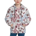 thumbnail image 1 of Daiia Abstract Floral for Boys Fashion Hoodies & Sweatshirts with Kangaroo Pocket,Hooded Sweatshirt for Kid, Breathable& Moisture Wicking-Large, 1 of 6