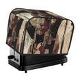 thumbnail image 1 of Daiia Abstract Geometric Faces Pattern 2 slice Toaster Cover, Toaster Appliance Dust-proof Cover For Kitchen Small Appliance Dust Cover and Fingerprint Protection, 1 of 7