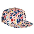 thumbnail image 1 of Daiia Abstract Leopard Print print Flat Bill Hats Flat Brim Trucker Cap Baseball Cap Adjustable Classic Low Profile Hat Unconstructed Plain Cap, 1 of 9