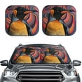 thumbnail image 1 of Daiia Abstract Pattern Penguin 2PCS Car Windshield Sun Shade, Foldable Sun Shield for Car Front Window, Auto Sun Blocker Visor Protector Universal for Truck SUV Pickup-Small, 1 of 7