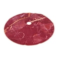 thumbnail image 1 of Daiia Abstract Red Marble Drawing Merry Christmas Tree Skirt , Xmas Large Lace-up Tree Skirt, Santa Snowflakes Rustic Home Decorations New Year Party Farmhouse Decor-48", 1 of 7