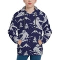 thumbnail image 1 of Daiia Abstract Skiing for Boys Fashion Hoodies & Sweatshirts with Kangaroo Pocket,Hooded Sweatshirt for Kid, Breathable& Moisture Wicking-X-Large, 1 of 6