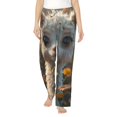 thumbnail image 1 of Daiia Adorable Llama In Flowers Women's Sleep Pant with Pockets and Drawstring,Pajama Pants-XX-Large, 1 of 9