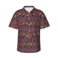 thumbnail image 1 of Daiia African Women Hawaiian Shirt for Men Gentle Cotton Regular Short Sleeve Casual-Small, 1 of 9