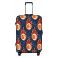 thumbnail image 1 of Daiia American Football and Fire Flames Luggage Cover, Thickened Washable Travel Luggage Covers, Elastic Unique Baggage Covers for 18-20 inch Luggage-Medium, 1 of 9