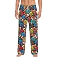 thumbnail image 1 of Daiia American Football Men's Sleep Pant with Pockets and Drawstring,Pajama Pants-Medium, 1 of 9