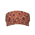 thumbnail image 1 of Daiia American Football1 Pattern Sport Sun Visor Hats Visor Cap Adjustable Empty Top Baseball Cap Cotton Ball Caps for Women and Men, 1 of 8