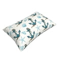 thumbnail image 1 of Daiia Anchors And Shells Bedding Waterproof Pillow Protector Zippered Queen – Bed Bug Proof Pillow Encasement-14"x20", 1 of 6